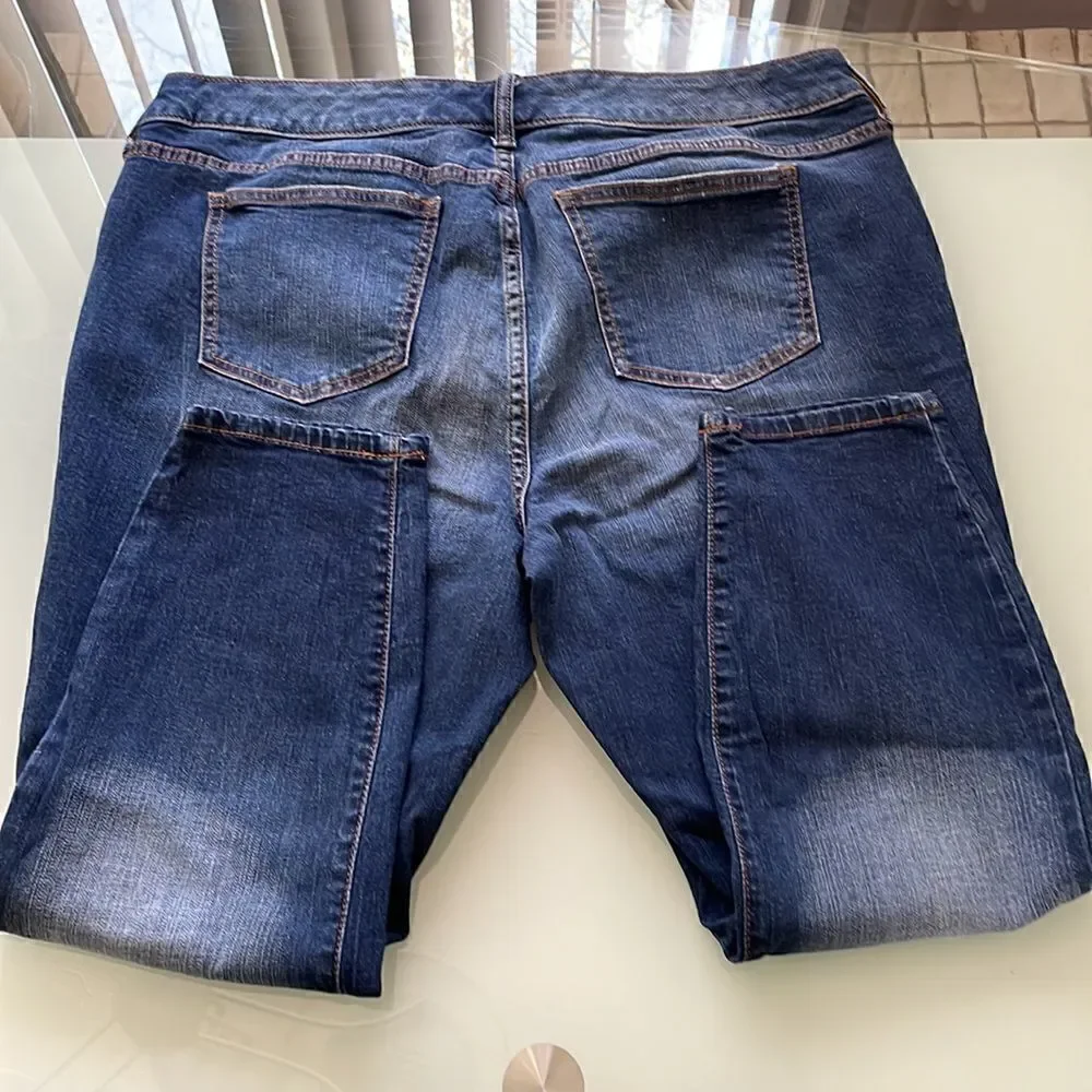 Torrid denim we swear by the fit 16s dark blue wash
